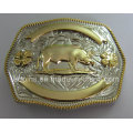 12 Animal 3D Alloy Gold and Nickel Belt Buckle (PM-002)
